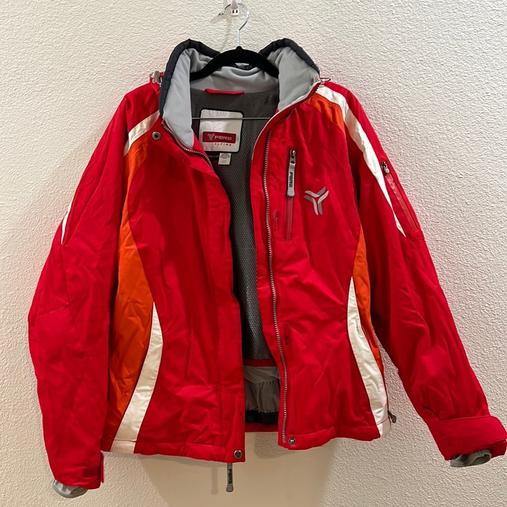 Ferra Alpine Womens ski jacket size 10